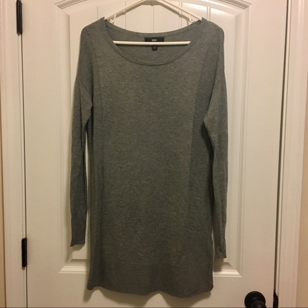Mossimo Long Grey Sweater Size Small
